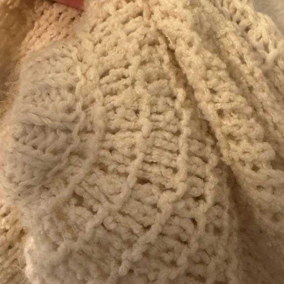 Free People Cozy Cream Knit Cardigan - Picture 5 of 5